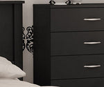 South Shore Bedroom Set Step One Collection, Black, 4-Piece