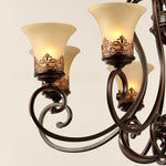 LightInTheBox Island Country Vintage Style Chandeliers Flush Mount Painting Lighting Fixture Lamp