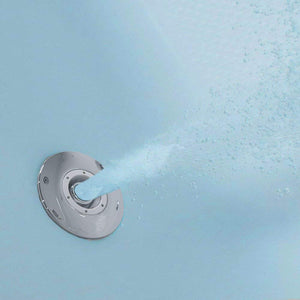 WOODBRIDGE B-0034/BTS1611 71" x 31.5" Whirlpool Water Jetted and Air Bubble Freestanding Bathtub, B-0034 / BTS1611, Whirlpool & Air Tub, White