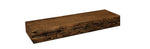 ParkCo Rustic Fireplace Floating Mantel Shelf - Rustic Reclaimed Barn Wood Wall Decor. Mounting Hardware Included (96" W x 7" D x 2.75" H)