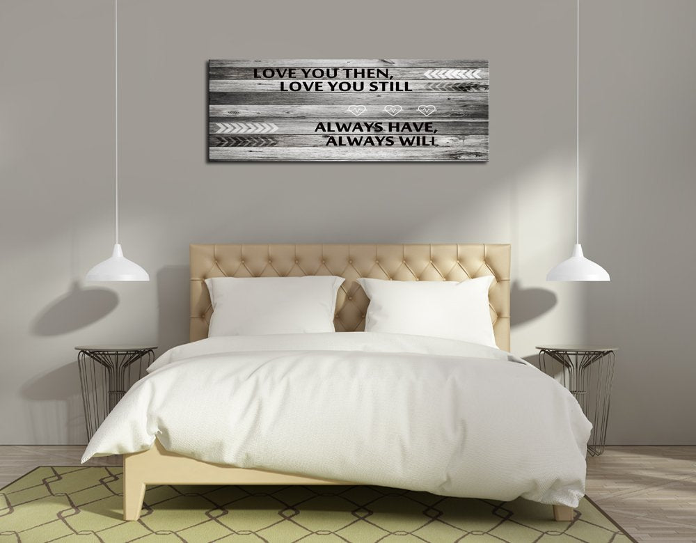 A71841 Canvas Wall Art Love You Still Large Wall Art (Ready to Hang) for Master Bedroom Wall Decor