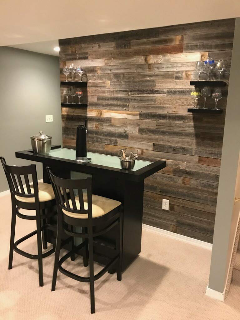 Reclaimed barn Wood Wall Paneling, Planks for Accent Walls (1 Square Foot Sample Pack)