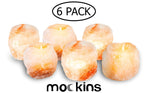 Mockins 6 Pack Natural Himalayan Salt 2.5-lbs Tea Light Holder …