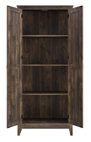 SystemBuild Farmington 31.5" Wide Storage Cabinet, Rustic