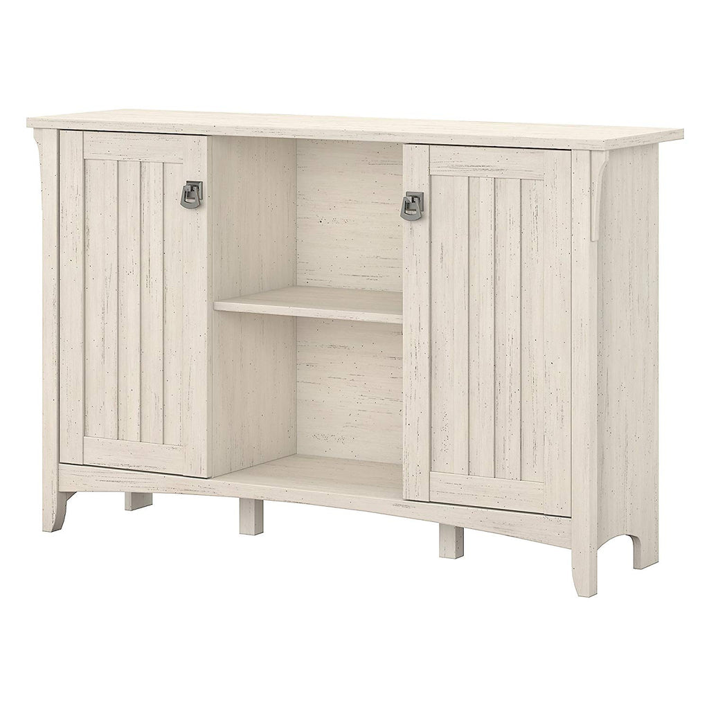 Bush Furniture SAS147AW-03 Accent Storage Cabinet with Doors, Antique White