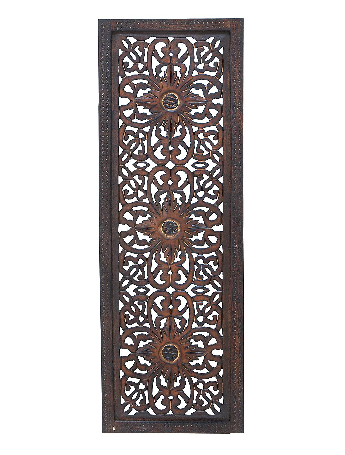 Benzara 34087 Elegant Sculpture 2 Assorted Wood Wall Panel